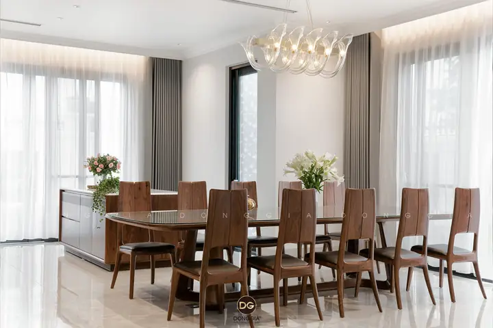 Bàn Ghế Ăn Gỗ Óc Chó Đồng Gia Bàn Ghế Ăn Gỗ Óc Chó Đồng Gia