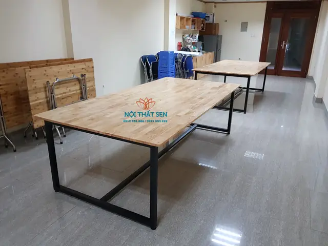 Bàn Gỗ Ghép Cao Su Bàn Gỗ Ghép Cao Su