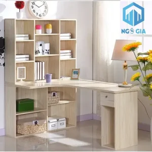 Bàn Học Liền Giá Sách Tại Tphcm