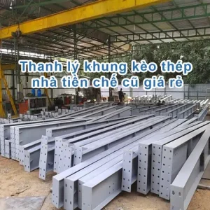 Bán Khung Sắt Nhà Tiền Chế