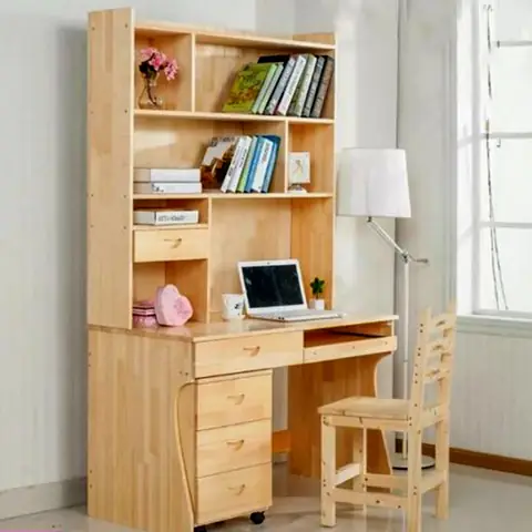 Bàn Làm Việc Liền Giá Sách Giá Rẻ Bàn Làm Việc Liền Giá Sách Giá Rẻ