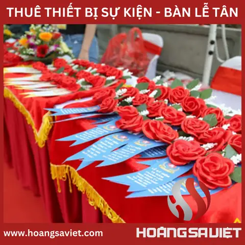 Bàn Lễ Tân Sự Kiện
