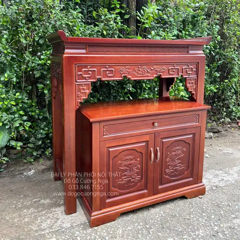 Bàn Thờ Gỗ Xoan Đào