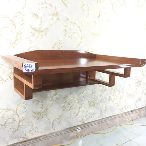 Bàn Thờ Treo Gỗ Gõ Đỏ Bàn Thờ Treo Gỗ Gõ Đỏ