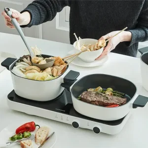 Bếp Điện Từ Màu Trắng