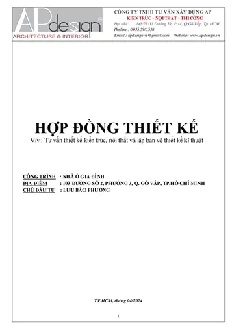 Bìa Hợp Đồng Thi Công Nội Thất Bìa Hợp Đồng Thi Công Nội Thất