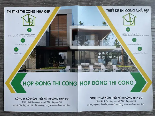 Bìa Hợp Đồng Thi Công Nội Thất Bìa Hợp Đồng Thi Công Nội Thất