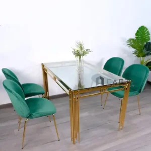 Bộ Bàn Ăn Bằng Kính Cường Lực