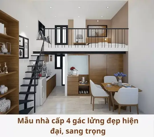 Các Mẫu Nhà Nhỏ Có Gác Lửng Đẹp Các Mẫu Nhà Nhỏ Có Gác Lửng Đẹp