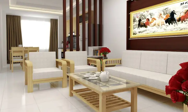 Cách Bố Trí Bàn Ghế Gỗ Trong Phòng Khách