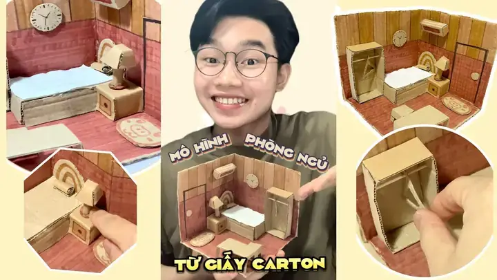 Cách Làm Mô Hình Phòng Ngủ Bằng Giấy Cách Làm Mô Hình Phòng Ngủ Bằng Giấy