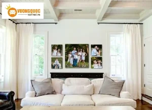 Cách Treo Ảnh Gia Đình Trong Phòng Khách