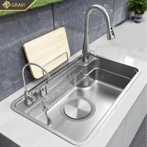 Chậu Rửa Bát 1 Hố Cao Cấp Chậu Rửa Bát 1 Hố Cao Cấp