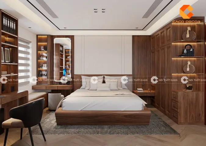 Combo Giường Tủ Gỗ Tự Nhiên Combo Giường Tủ Gỗ Tự Nhiên