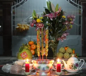 Cúng 30 Tết Ngoài Trời