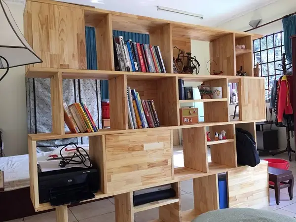 Đóng Giá Sách Bằng Gỗ Pallet Đóng Giá Sách Bằng Gỗ Pallet
