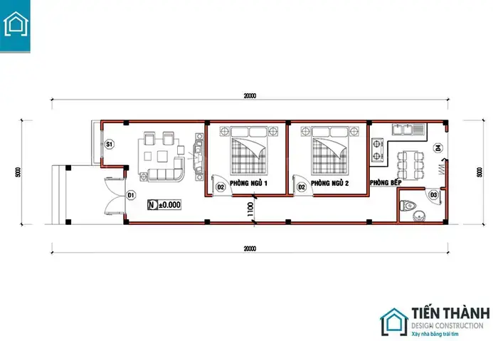 File Cad Nhà Cấp 4 Có Gác Lửng File Cad Nhà Cấp 4 Có Gác Lửng