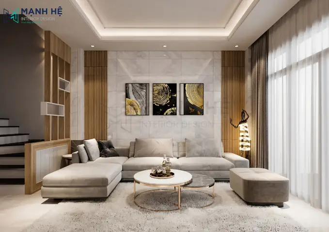 Gạch Ốp Tường Trang Trí Phòng Khách