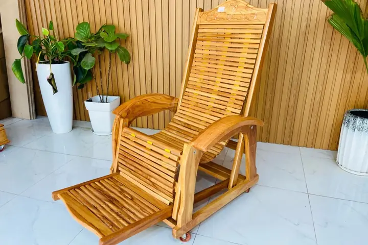 Ghế Ngả Lưng Bằng Gỗ Ghế Ngả Lưng Bằng Gỗ