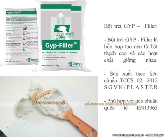 Giá Bột Trét Thạch Cao Giá Bột Trét Thạch Cao