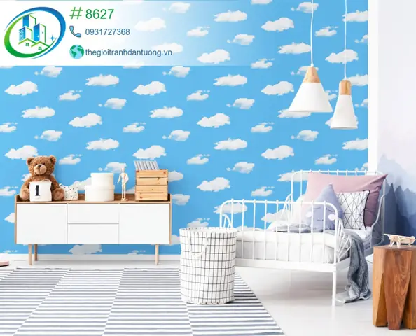 Giấy Dán Tường Mây Trời Giấy Dán Tường Mây Trời