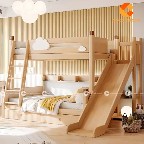Giường Tầng Cầu Trượt Giá Rẻ Giường Tầng Cầu Trượt Giá Rẻ