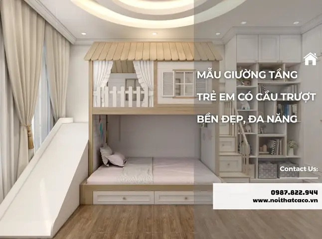 Giường Tầng Cầu Trượt Giá Rẻ Giường Tầng Cầu Trượt Giá Rẻ