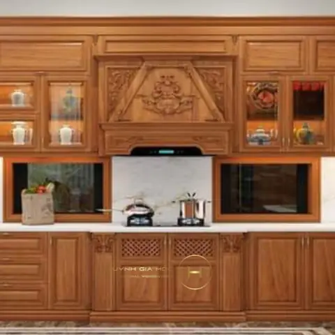 Kệ Bếp Gỗ Cao Cấp Kệ Bếp Gỗ Cao Cấp