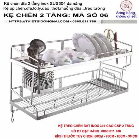 Kệ Chén Bát Treo Tường Kệ Chén Bát Treo Tường