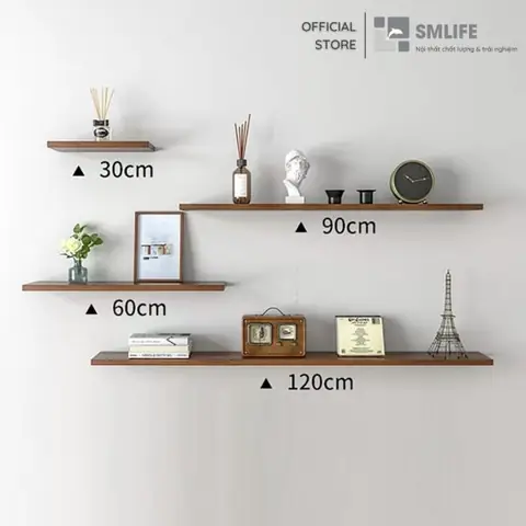 Kệ Gỗ Gắn Tường Trang Trí Kệ Gỗ Gắn Tường Trang Trí