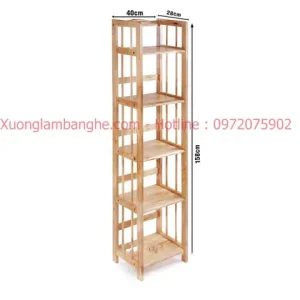 Kệ Sách Gỗ Lắp Ráp