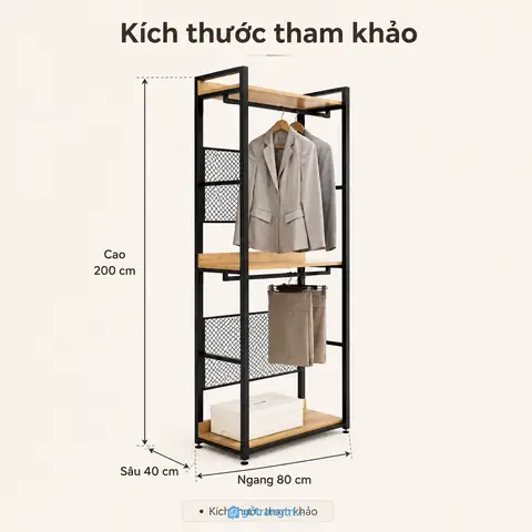 Khung Treo Quần Áo Bằng Gỗ Khung Treo Quần Áo Bằng Gỗ