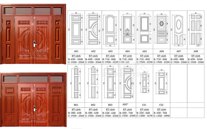 Kích Thước Cửa Phòng Khách