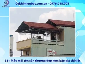 Mái Tôn Sân Thượng Đẹp