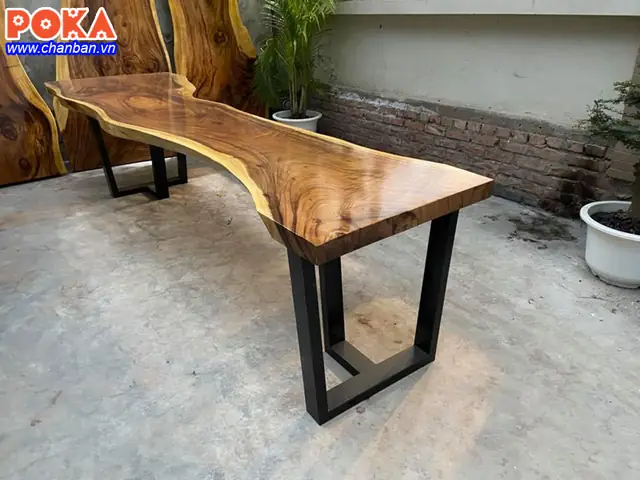 Mẫu Bàn Gỗ Chân Sắt Mẫu Bàn Gỗ Chân Sắt