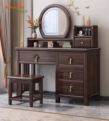 Mẫu Bàn Phấn Gỗ Sồi Mẫu Bàn Phấn Gỗ Sồi