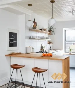 Mẫu Bếp Có Quầy Bar