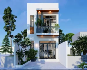 Mẫu Nhà 2 Tầng 80m2 Giá Rẻ