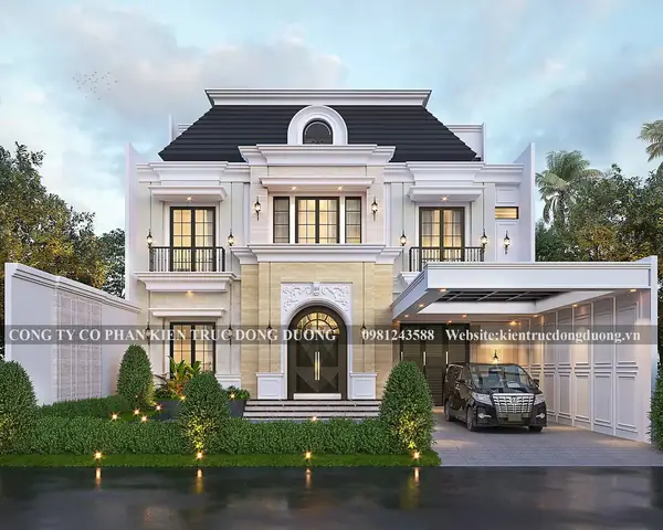 Mẫu Nhà Biệt Thự Phố