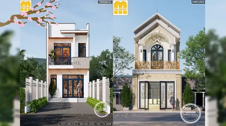 Mẫu Nhà Lô 2 Tầng Mẫu Nhà Lô 2 Tầng