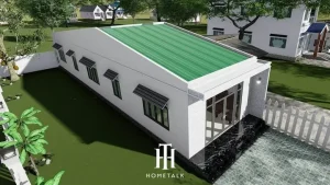 Mẫu Nhà Ống 1 Tầng Đẹp 3 Phòng Ngủ