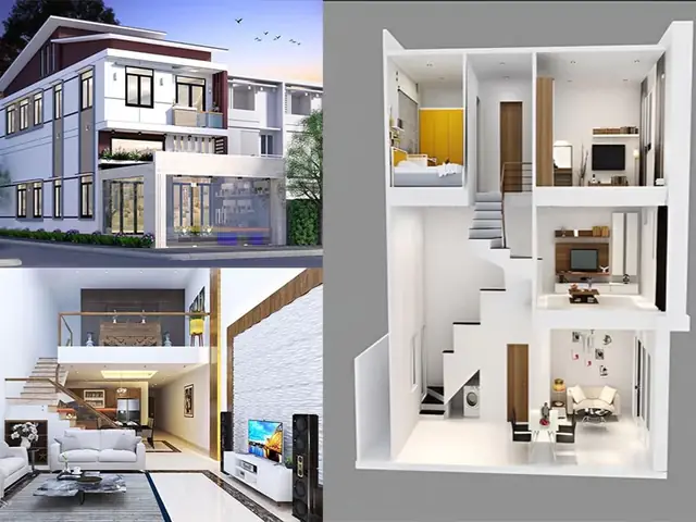 Mẫu Nhà Ống Gác Lửng Mẫu Nhà Ống Gác Lửng