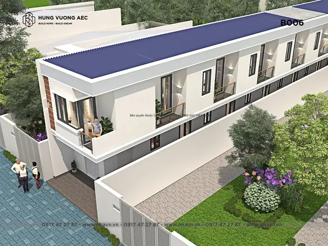 Mẫu Nhà Trọ 2 Tầng Đẹp