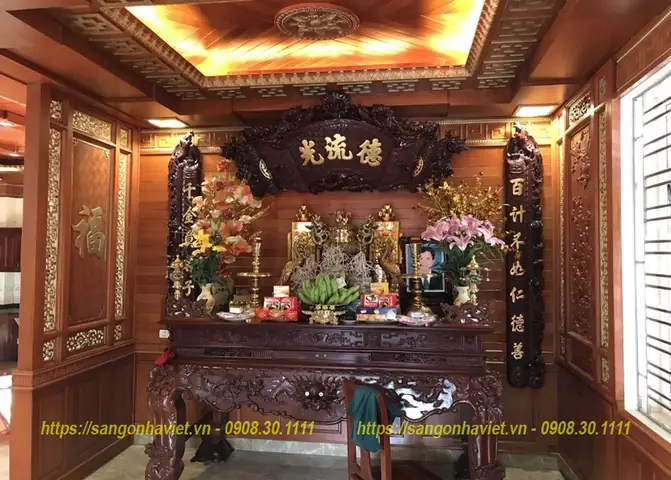 Mẫu Trần Gỗ Phòng Thờ Mẫu Trần Gỗ Phòng Thờ