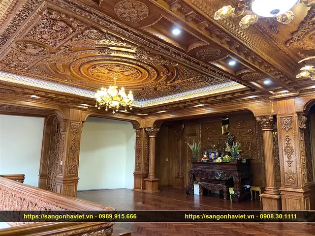 Mẫu Trần Gỗ Phòng Thờ Mẫu Trần Gỗ Phòng Thờ