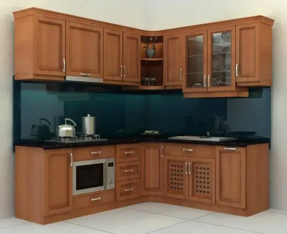 Mẫu Tủ Bếp Gỗ Sồi Đẹp Mẫu Tủ Bếp Gỗ Sồi Đẹp