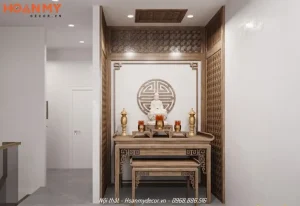 Mẫu Tủ Thờ Gỗ Công Nghiệp