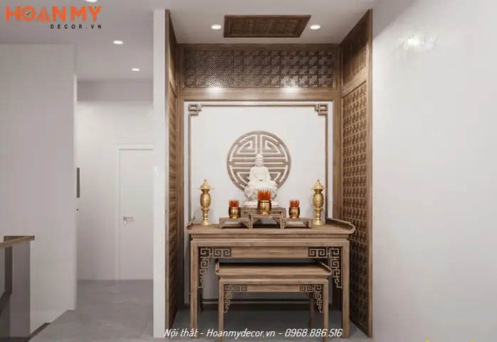 Mẫu Tủ Thờ Gỗ Công Nghiệp