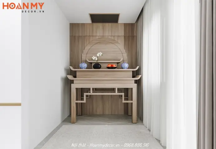 Mẫu Tủ Thờ Gỗ Công Nghiệp