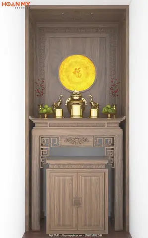 Mẫu Tủ Thờ Gỗ Công Nghiệp